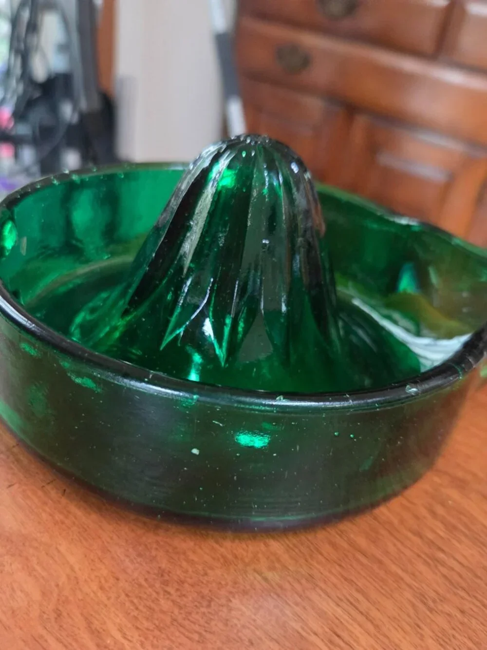 Vintage emerald green
